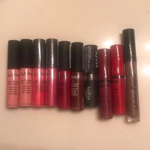 NYX Lip Bundle (10 Lip Products)